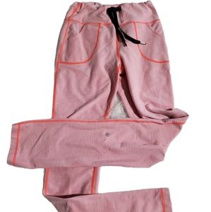 RARE Lululemon Yoga Pants Coral/Pink Straight Leg